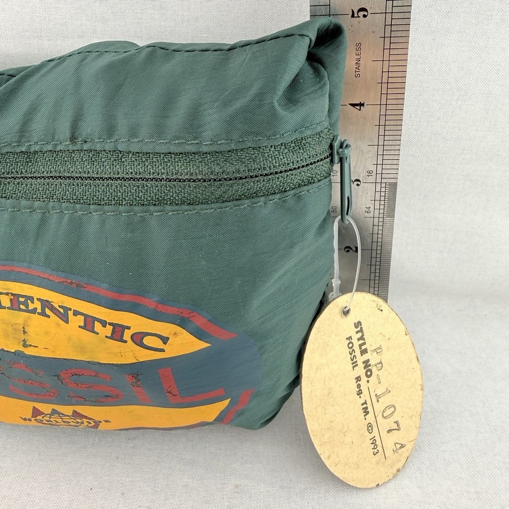 Vintage Fossil Packable Duffel Bag 90s Y2K Carry On Camping Nylon Tote Gorpcore - Picture 8 of 10